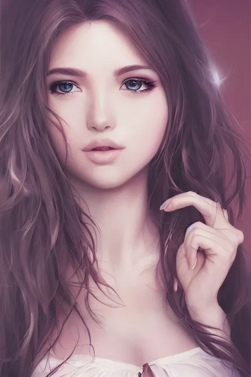 Prompt: a highly detailed beautiful portrait in the style of artgerm.