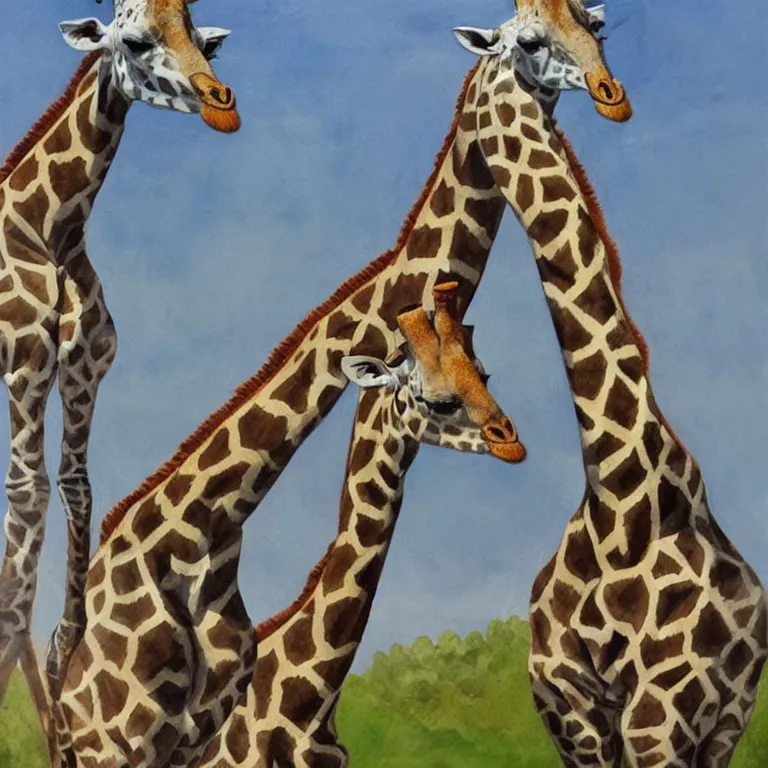 Image similar to art by r / i _ only _ like _ giraffes