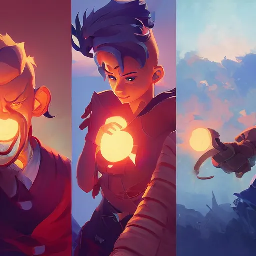 Image similar to card clash royal characters, behance hd by jesper ejsing, by rhads, makoto shinkai and lois van baarle, ilya kuvshinov, rossdraws global illumination