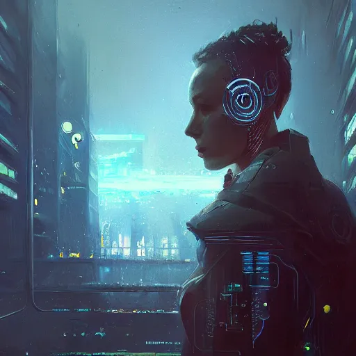 Image similar to artificial intelligence, cyberpunk, cyberspace, neuromancer, painted by greg rutkowski, painted by igor kieryluk, digital art, trending on artstation