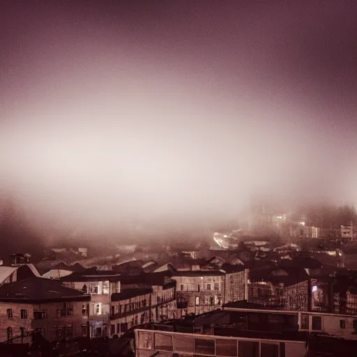 Image similar to Foggy town