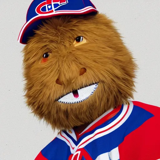 Image similar to Portrait of Youppi the Habs Montreal Canadiens Mascot as a very handsome friendly pokemon, highly detailed, smooth, sharp focus, dynamic lighting, intricate, trending on ArtStation, illustration, art by WLOP