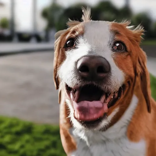 Image similar to brian giffin the dog from family guy in real life super phoro realistic 4k DSLR