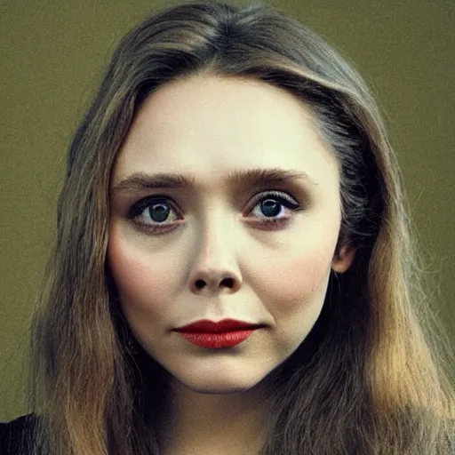 Image similar to “ elizabeth olsen retro minimalist portrait by jean giraud, moebius starwatcher comic, sharp, smooth face, 8 k ”