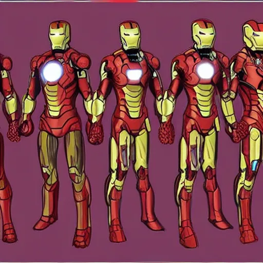 Image similar to Sketch breakdown of advanced iron man suit in leonardo da vinci style