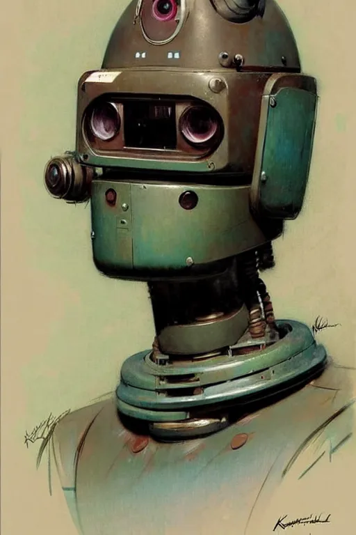 Image similar to ( ( ( ( ( 1 9 5 0 s robot, robert kinoshita, android. muted colors. ) ) ) ) ) by jean - baptiste monge, tom lovell!!!!!!!!!!!!!!!!!!!!!!!!!!!!!!