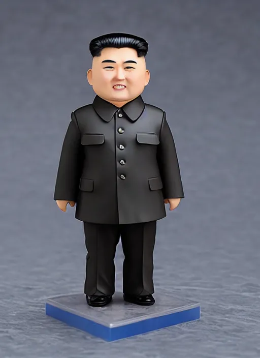 Prompt: a nendoroid of kim jong un, detailed product photo