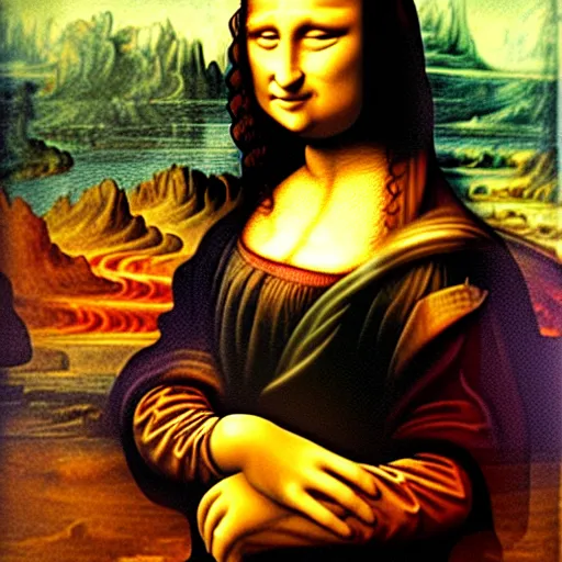 Image similar to expand mona lisa da vinci, by da vanci