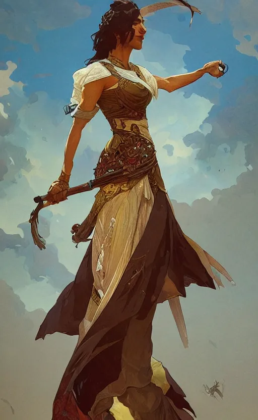 Image similar to a personification of the country turkey, highly detailed, digital painting, artstation, concept art, sharp focus, illustration, art by greg rutkowski and alphonse mucha