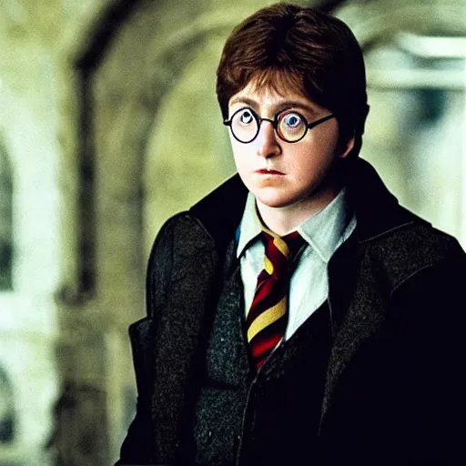 Image similar to james spader as harry potter, photography, movie,