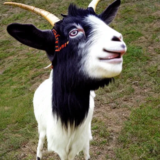 Image similar to elvira as a goat