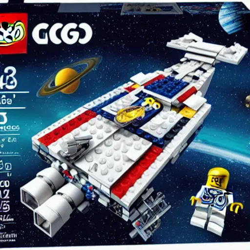 Image similar to a space themed lego set