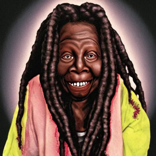 Prompt: a whoopi goldberg monster