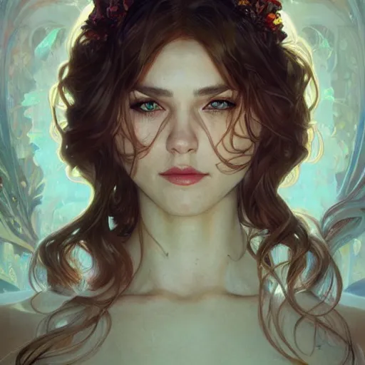 Prompt: Last Christmas I gave you my heart, fantasy, amber eyes, face, long hair, intricate, elegant, highly detailed, digital painting, artstation, concept art, smooth, sharp focus, illustration, art by artgerm and greg rutkowski and alphonse mucha