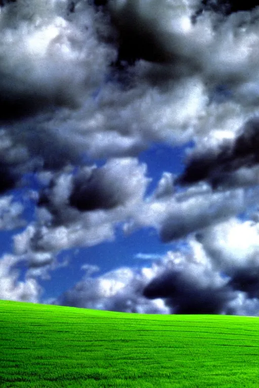 Image similar to windows xp hills screensaver by hr giger