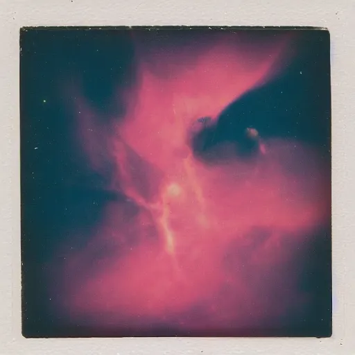 Image similar to experimental astrophotography nebula pickled dyed pickled warmed polaroid