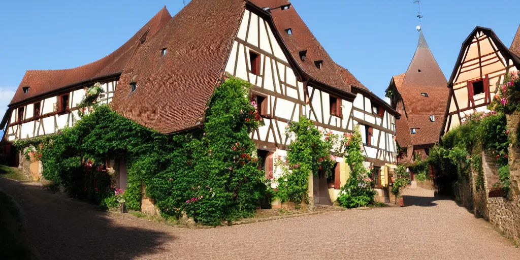 Prompt: Lembach, Alsace du Nord