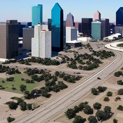 Image similar to dallas texas in the year 2 0 4 0