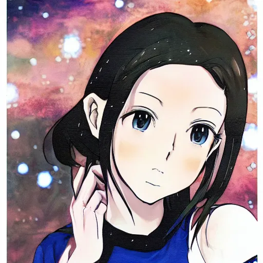 Prompt: anime portrait of millie bobby brown