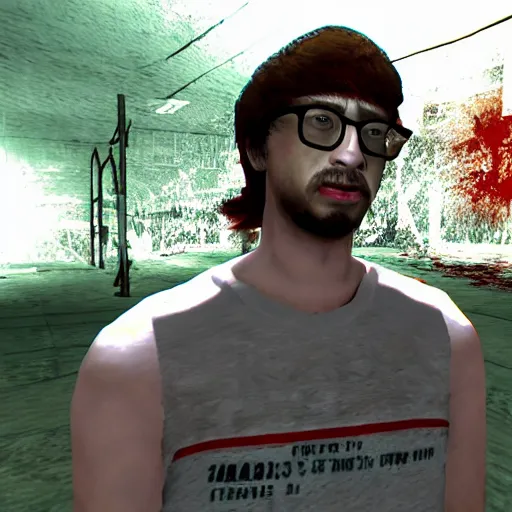 Image similar to sam hyde in l 4 d 2, game screenshot, intricate detail