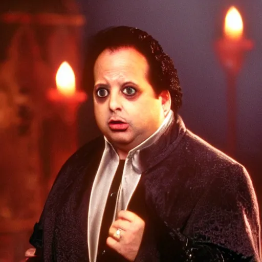 Image similar to jon lovitz as the prince of darkness in the movie legend, photography