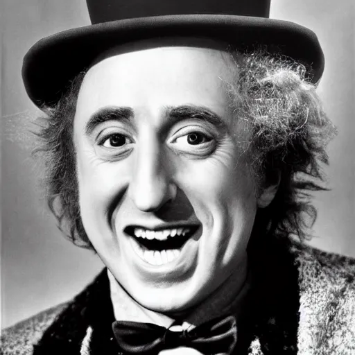 Prompt: highly detailed portrait of Gene Wilder on the beach