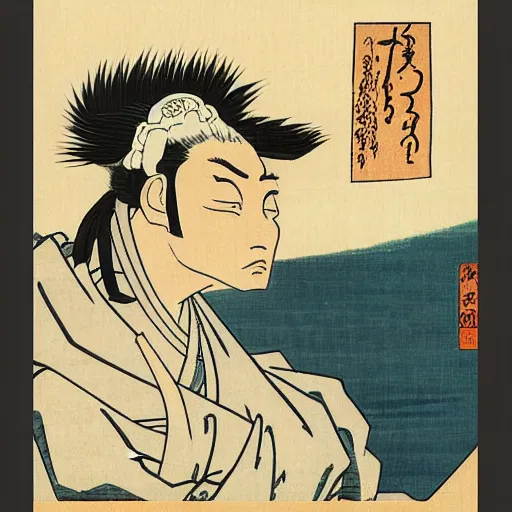 Image similar to Kohada Koheiji by Hokusai