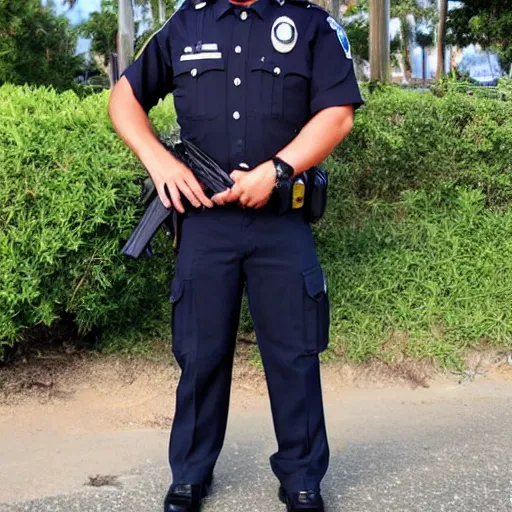 Image similar to shark police officer