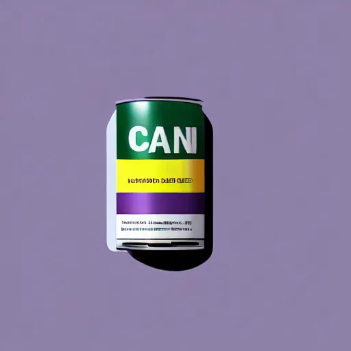 Image similar to can of paint, minimal, modern, solid colors, purple