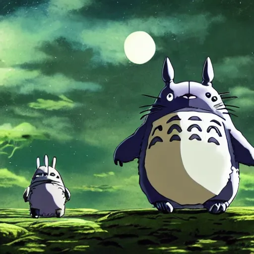 Image similar to Scifi Totoro, Studio Ghibli, official art, 8k, anime