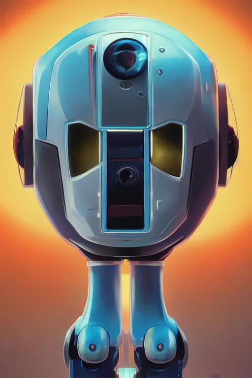 Image similar to metabots medabots medarotto medarot robot minimalist comics helmet mask neon cybereye, behance hd by jesper ejsing, by rhads, makoto shinkai and lois van baarle, ilya kuvshinov, rossdraws global illumination ray tracing hdr radiating a glowing aura