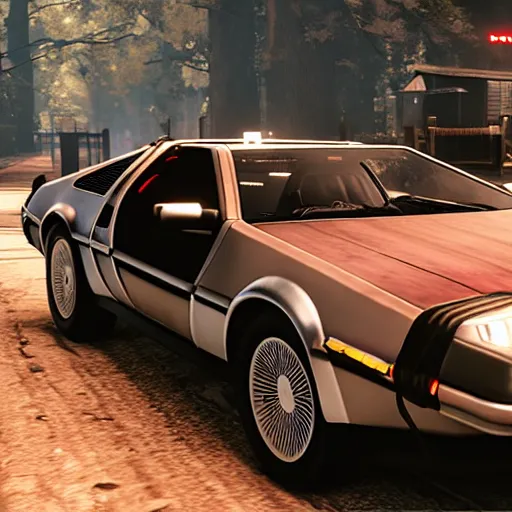 Image similar to delorean in red dead redemption 2