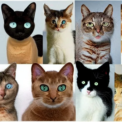 Image similar to cats with different eye colors