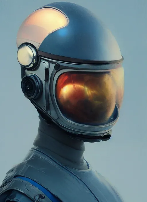 Image similar to astronaut helmet, extremely detailed digital painting, in the style of fenghua zhong and ruan jia and jeremy lipking and peter mohrbacher, mystical colors, rim light, beautiful lighting, 8 k, stunning scene, raytracing, octane, trending on artstation