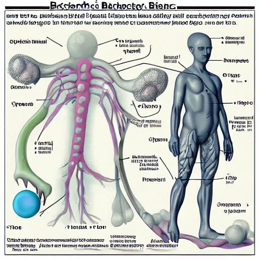 Prompt: a scientific figure of a bacterium