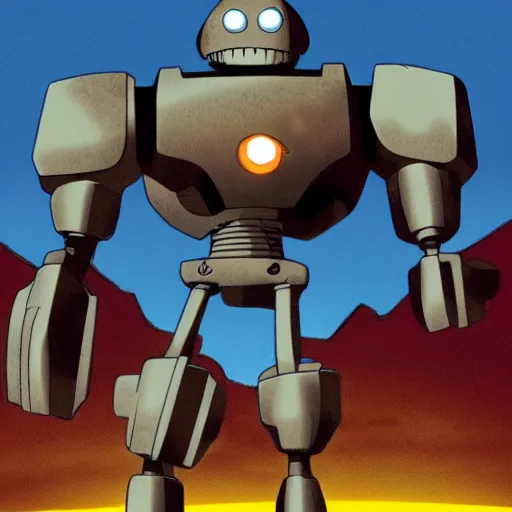 Prompt: iron giant