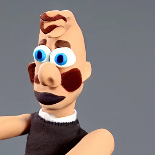 Prompt: petrer capaldy claymation