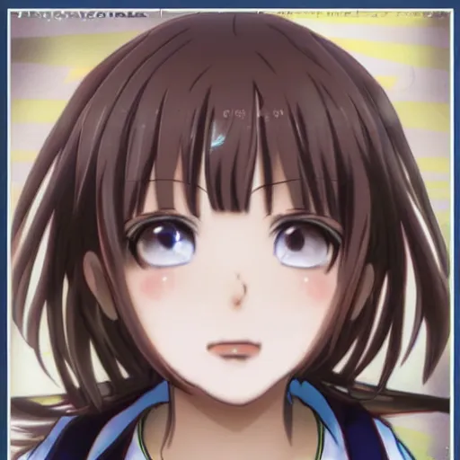 Image similar to realistic photograph portrait of Haruhi Suzumiya —H 2048 —W 2048