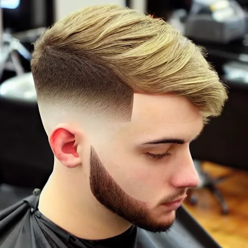 Image similar to short hair undercut with a fade youtube thumbnail