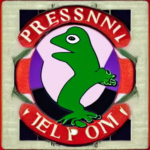 Image similar to president pepe.