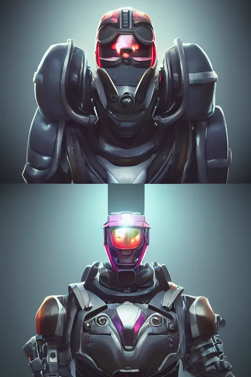 Image similar to epic mask helmet robot ninja portrait stylized as fornite style game design fanart by concept artist gervasio canda, behance hd by jesper ejsing, by rhads, makoto shinkai and lois van baarle, ilya kuvshinov, rossdraws global illumination radiating a glowing aura global illumination ray tracing hdr render in unreal engine 5