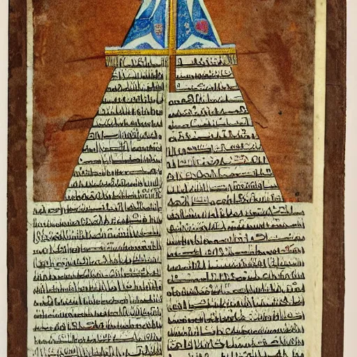 Image similar to white bunny, egyptian manuscript, on a pyramid