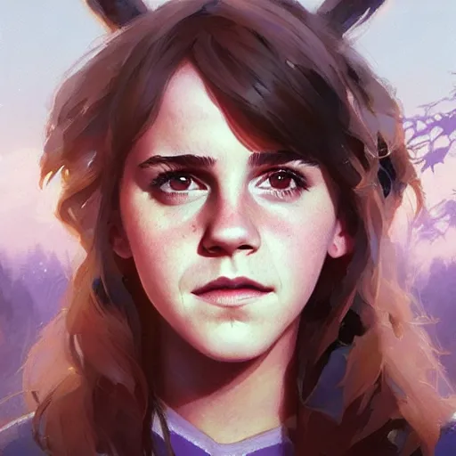 Image similar to portrait of teen emma watson in an nba minnesota timberwolves basketball uniform, fantasy art by greg rutkowski, loish, rhads, ferdinand knab, makoto shinkai and lois van baarle, ilya kuvshinov, rossdraws, tom bagshaw, global illumination, radiant light, detailed and intricate environment