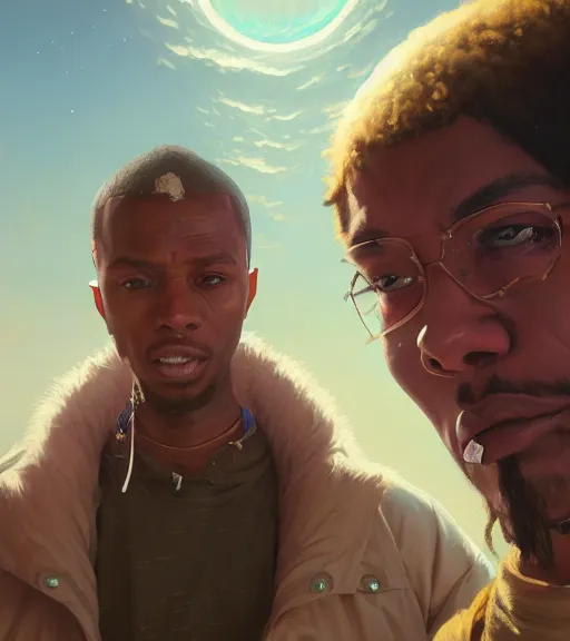 Image similar to highly detailed portrait of ganxsta zolee in gta v, stephen bliss, unreal engine, fantasy art by greg rutkowski, loish, rhads, ferdinand knab, makoto shinkai and lois van baarle, ilya kuvshinov, rossdraws, tom bagshaw, global illumination, radiant light, detailed and intricate environment
