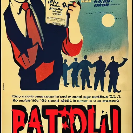 Image similar to A 1950s poster for Better Call Saul