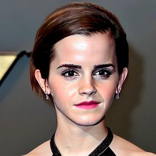 Image similar to emma watson as an avocado