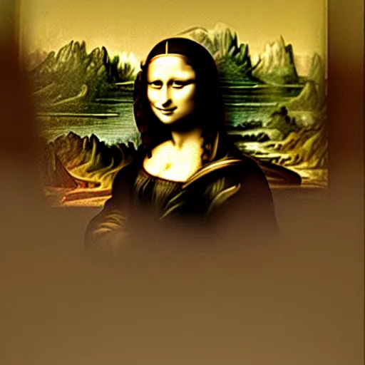Prompt: the mona lisa in the style of the simpsons