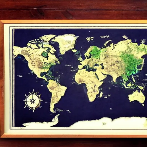 Image similar to map of the earth