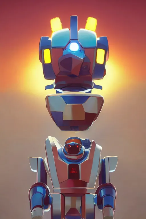 Image similar to metabots medabots medarotto medarot robot minimalist comics helmet mask neon cybereye, behance hd by jesper ejsing, by rhads, makoto shinkai and lois van baarle, ilya kuvshinov, rossdraws global illumination ray tracing hdr radiating a glowing aura