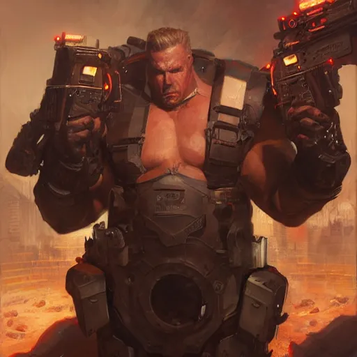 Image similar to the duke nukem cover, painted by stanley lau, painted by greg rutkowski, painted by stanley artgerm, masterpiece, digital art, trending on artstation